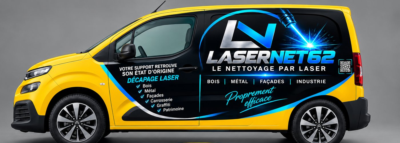 Véhicule LASERNET62 — vue de côté