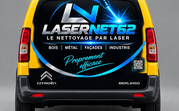 Véhicule LASERNET62 — vue arrière